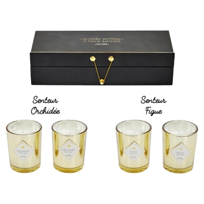 Coffret 4 Bougies Parfumées