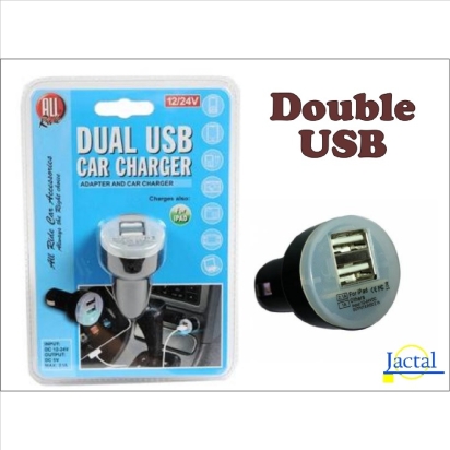 AllRide charger 2usb 12/24V