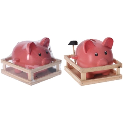 Tirelires Cochon � casser dans caisse