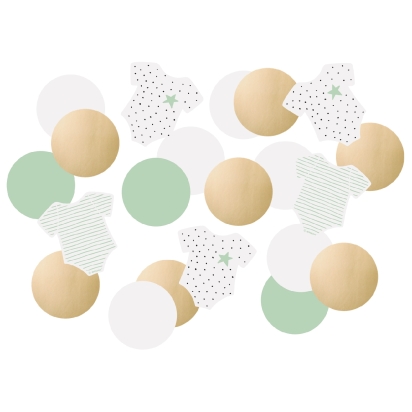 Confetti papier/foil Hello Baby 14 gr