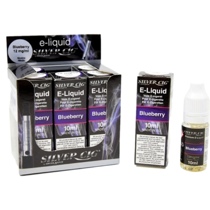 E-liqu.(10ml) Silvercig 12mg BLUEBERRY