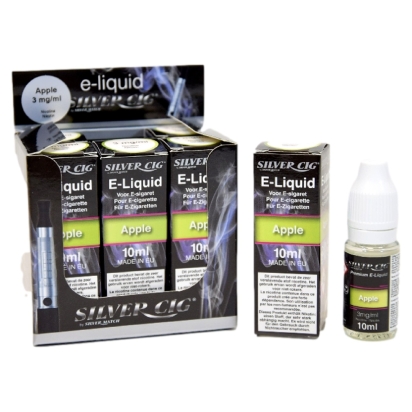 E-liqu.(10ml) Silvercig 3mg APPLE