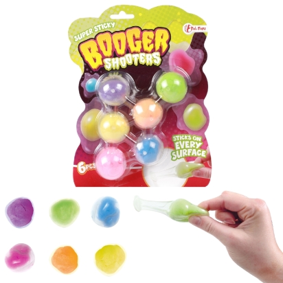 FUN Flingshot -StretchyStickyBooger- 6pc