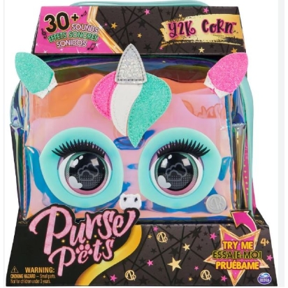 PURSE PETS Holographique Licorne