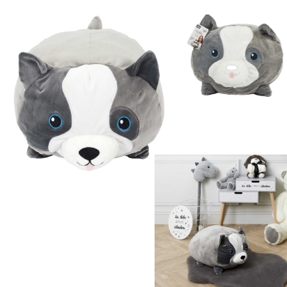 peluche coussin chien kawaii 3ocm