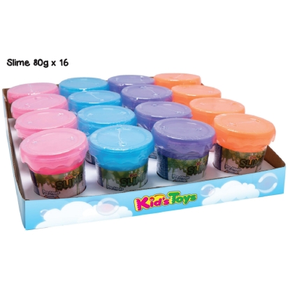 Slimes Multicolores 25cm en Dispaly de 1