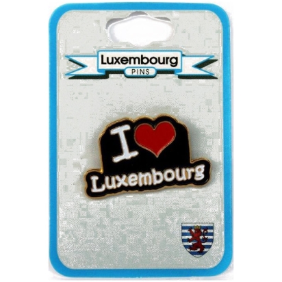 Pins "I love Luxembourg"