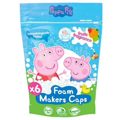 Peppa Pig Mousse De Bain 6Pcs 120Gr