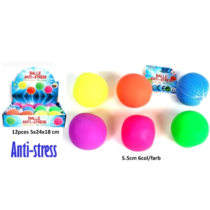 Balle antistresse(E=12) 5.5cm