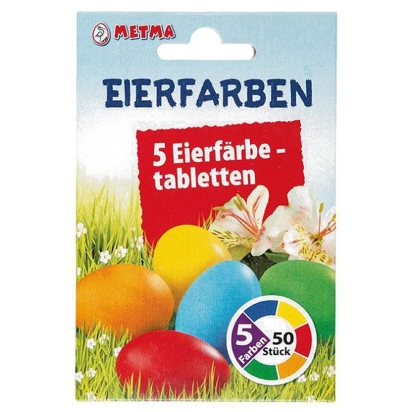 Egg dye 5 colors tablets