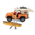 Voiture 4x4+tente de toit à friction