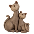 Maxi Couple Chat céramique 35cm