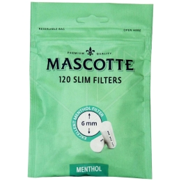 Mascotte Menthol Slim Filters 120