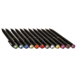 Stylo bille noir métal déco Strass