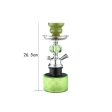 Shisha simple vert 27 cm