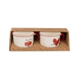 Set 2 mugs St Valentin