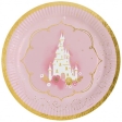 8 Assiettes rondes papier Princess for a