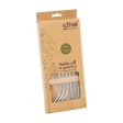 6 Pailles En Inox 21.5 Cm