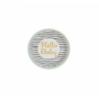 8 Assiettes papier rondes Hello Baby 23