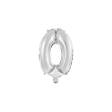 Ballon Foil Mini Chiffre 0 argent N16 pa