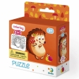 Coloring Puzzle 2 in 1 Hedgehog