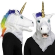 MASQUE DE LICORNE TAILLE UNIQUE AVEC MÂC