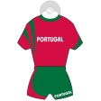 Mini Tenue Foot Portugal Avec Ventouse