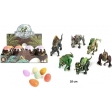 Oeufs dino 10cm + dino à monter