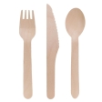 Couvert En Bois 16Cm 24 Pièces