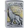 Zippo Wolf and moon