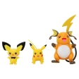 Figurine pokémon Pikachu, Pichu, Rai