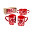 Set de 2 mugs Coeur