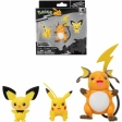 Figurine pokémon Pikachu, Pichu, Rai