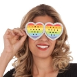 LUNETTES COEUR TAILLE UNIQUE ARC-EN-CIEL