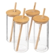Coffret 1 pichet + 4 verres avec pailles
