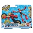 Figurine 15 Cm Bend & Flex Iron Man Et S