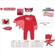 COSTUME PJMASKS Owlette 3-4YRS