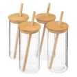 Coffret 1 pichet + 4 verres avec pailles