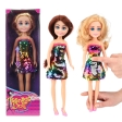 Poupée adolescente 33cm robe paillette
