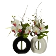 Vase Rond Ceram Orchidee Arti.50Cm