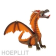 Dragon assis orange