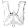 Ballon Foil Mini Lettre W Argent N16