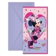 Minnie Junior Invitations et enveloppes