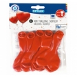 6 Ballons coeurs rouges / sachet