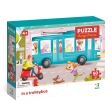 Puzzle In a trolleybus, 60 pieces