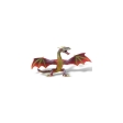 Dragon volant brun rouge