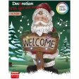 PERE NOEL 'WELCOME' - 5 LED 65cm