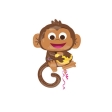 Ballon Foil Supershape  Happy Monkey , P
