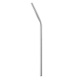 6 Pailles En Inox 21.5 Cm
