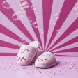 chaussons kawaii rose